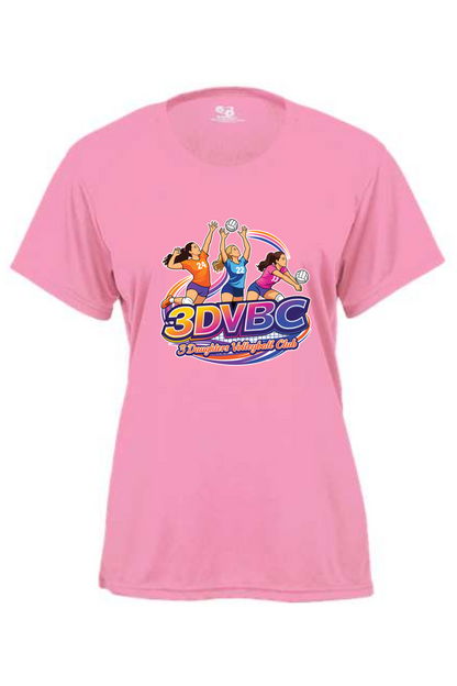3DVBC Volleyball Youth Girl's Athletic T-Shirt