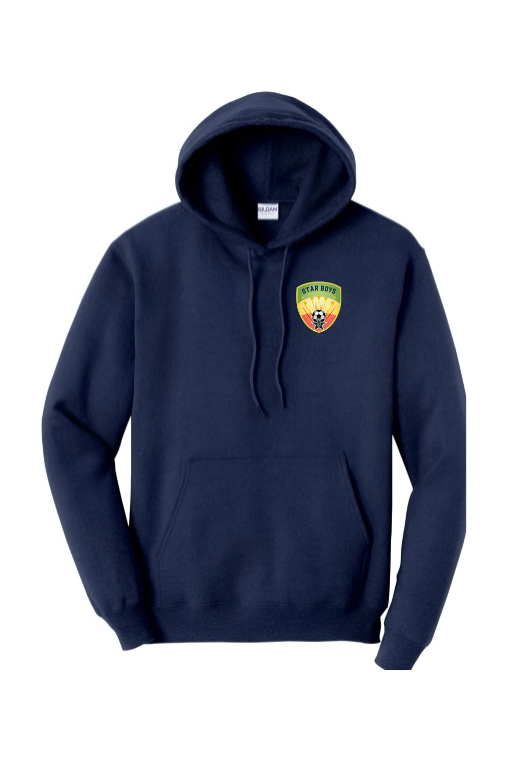 Star Boys Soccer Adult Heavyweight Hoodie