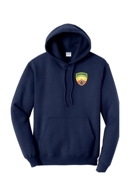 Star Boys Soccer Adult Heavyweight Hoodie
