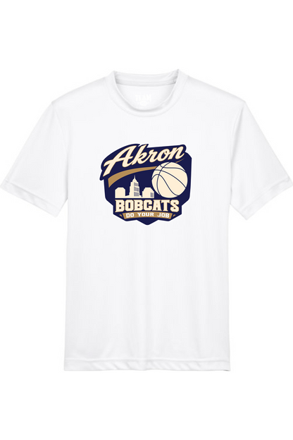 Arkron Bobcats Basketball Youth Athletic T-Shirt