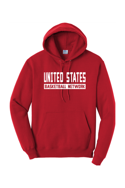 USBN Fleece Pullover Hooded Sweatshirt