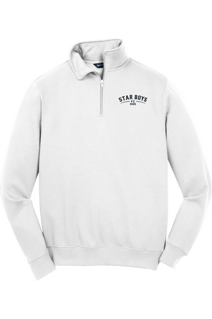 Star Boys Soccer Adult Embroidered Quarter-Zip Pullover