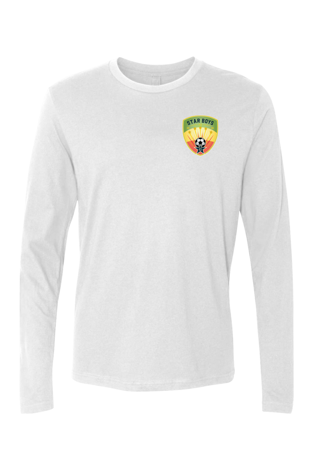 Star Boys Soccer Adult Long Sleeve T-Shirt