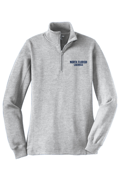 North Florida Lacrosse Adult Women's Embroidered Quarter-Zip Pullover