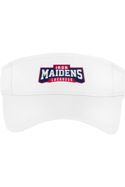 Iron Maidens Lacrosse Embroidered Visor