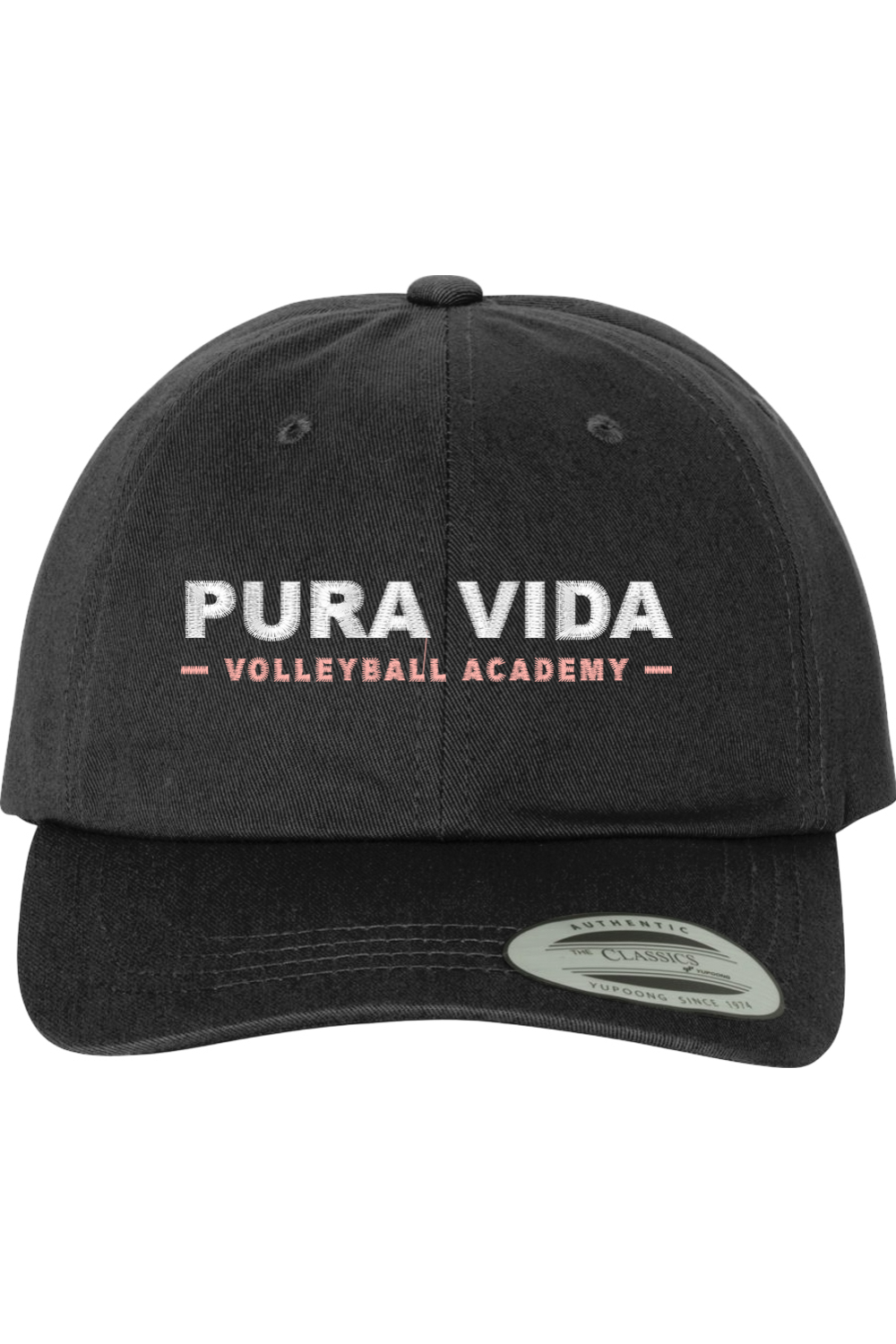 Pura Vida Volleyball Embroidered Dad Hat