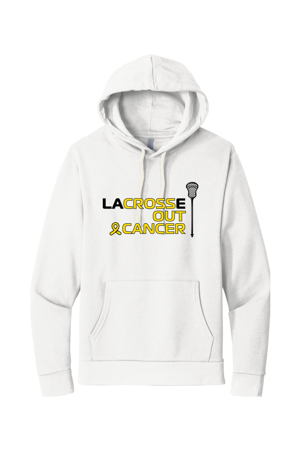 LaCROSSe Out Cancer Adult Premium Lightweight Hoodie