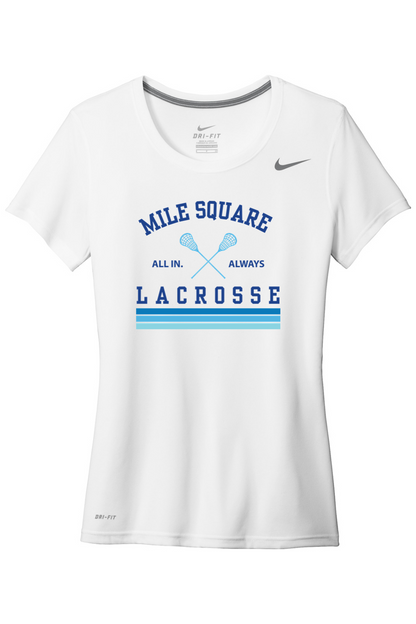 Mile Square Lacrosse Nike Ladies Team rLegend Tee