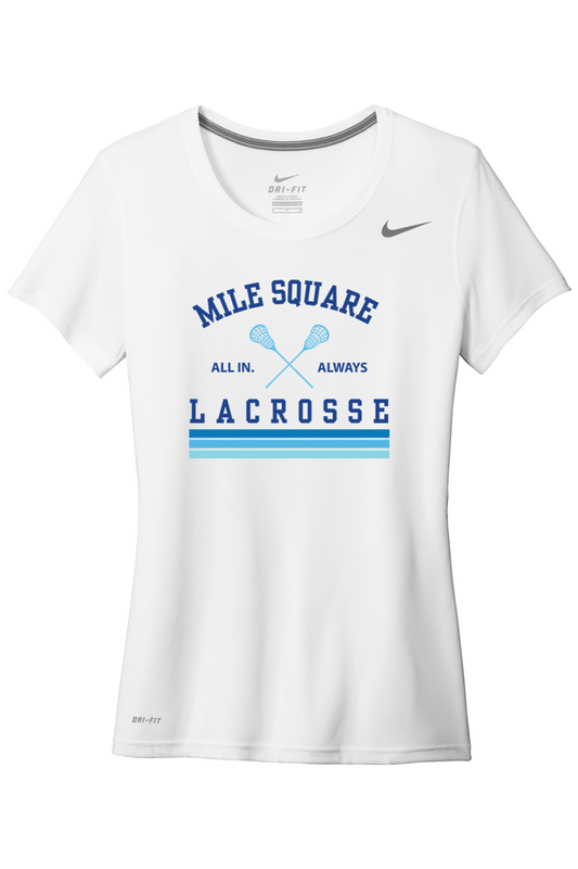 Mile Square Lacrosse Nike Ladies Team rLegend Tee