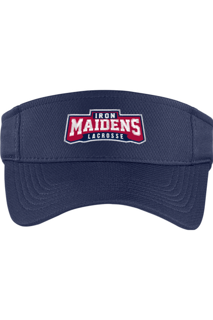 Iron Maidens Lacrosse Embroidered Visor