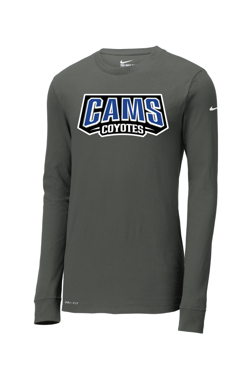 CAMS Coyotes Lacrosse Nike Dri-FIT Cotton/Poly Long Sleeve Tee