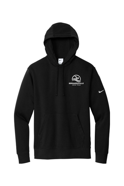 Bernardsville Swimming Embroidered Nike Club Fleece Sleeve Swoosh Pullover Hoodie