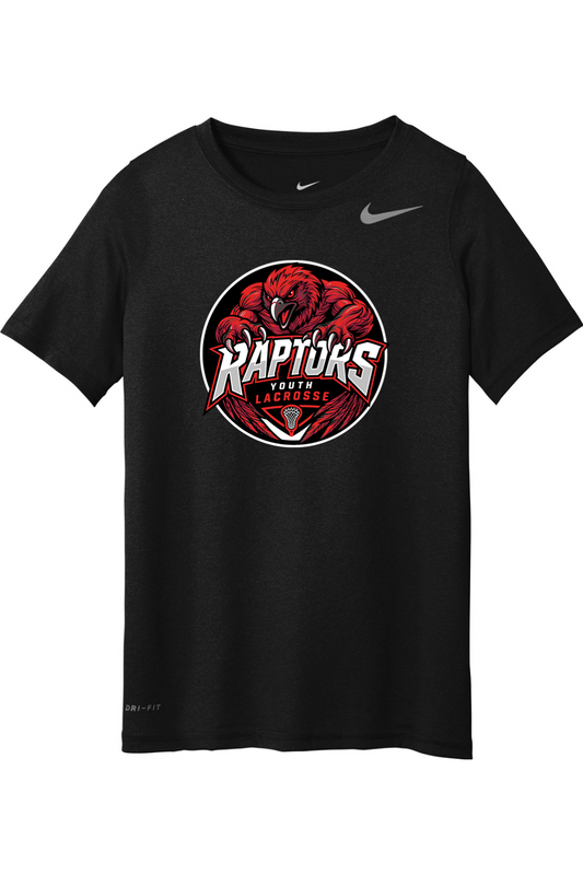 Raptors Lacrosse Nike Youth Team Legend Tee