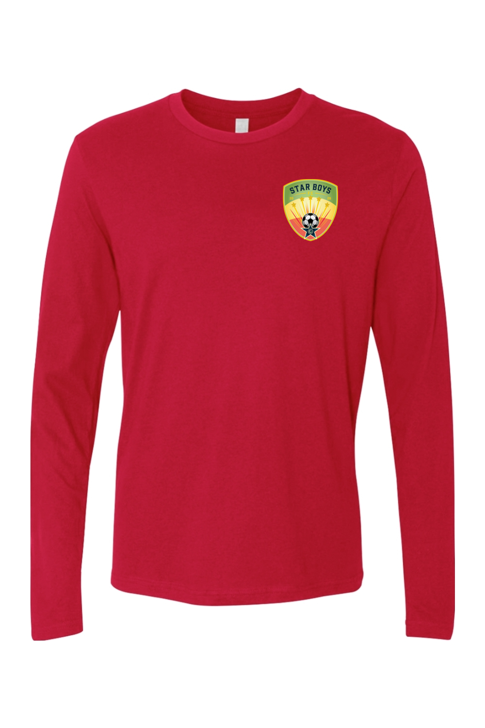 Star Boys Soccer Adult Long Sleeve T-Shirt