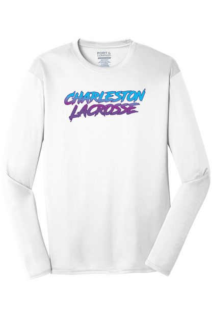 Charleston Lacrosse Port & Company Long Sleeve Performance Tee