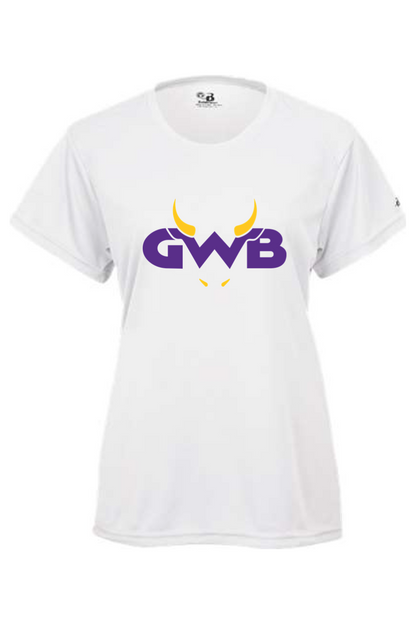 Great White Buffalo Youth Girl's Athletic T-Shirt