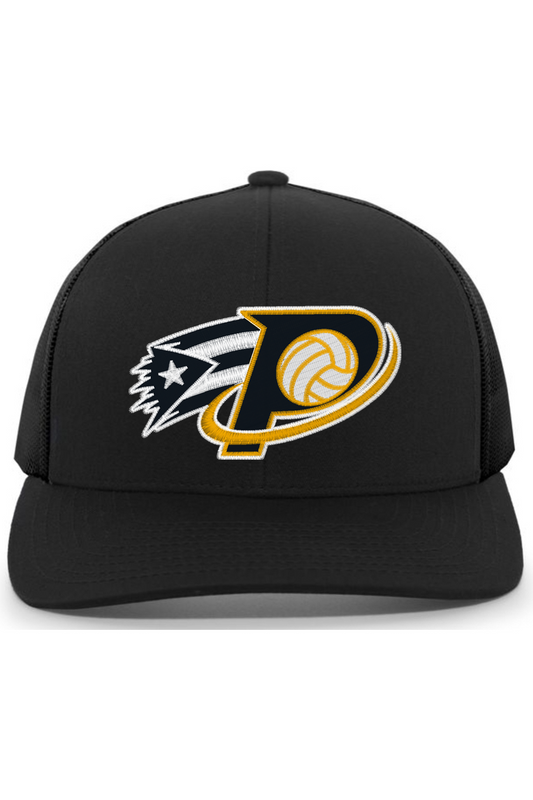 Presente Volleyball Embroidered Trucker Hat