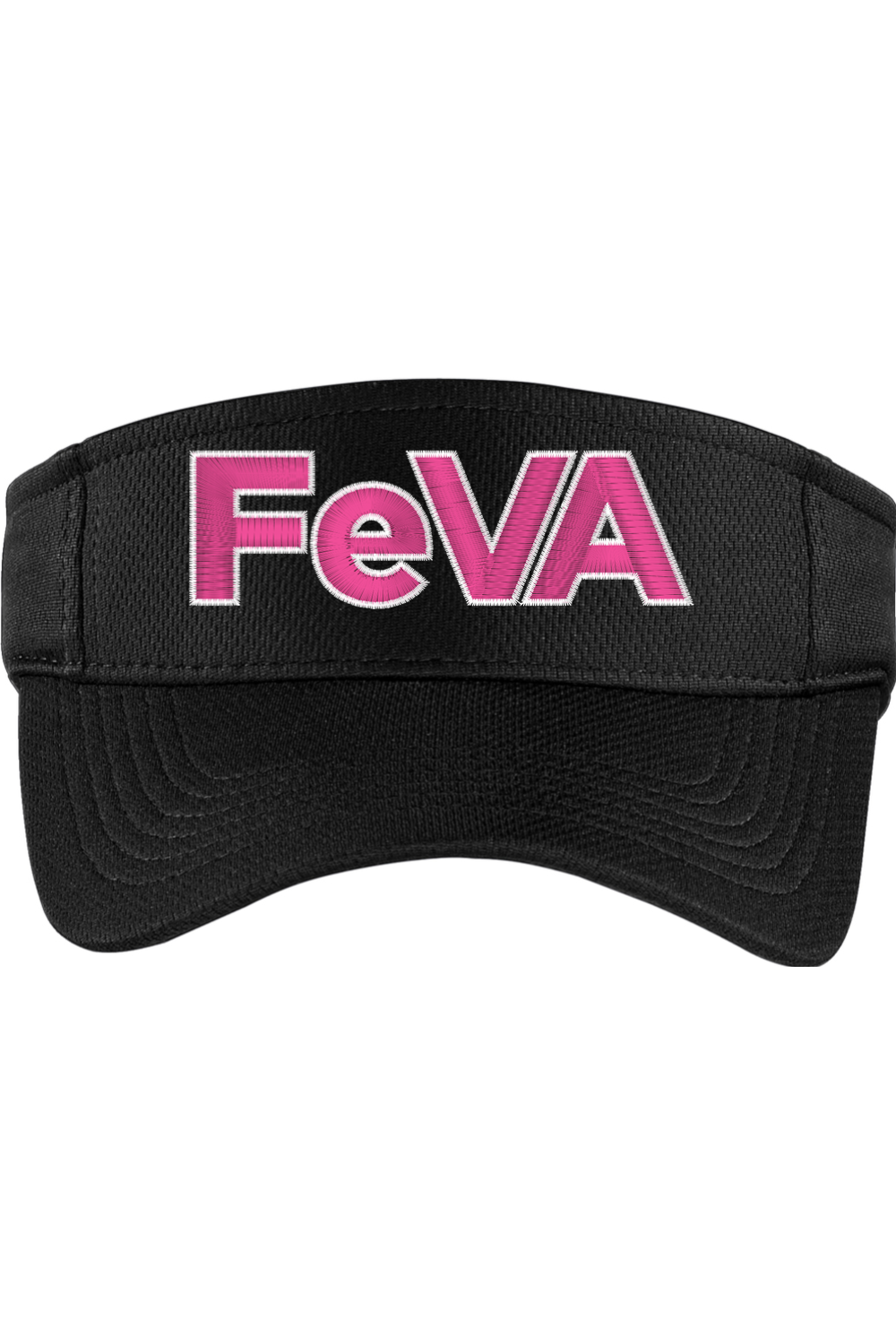 Features Volleyball Embroidered Visor