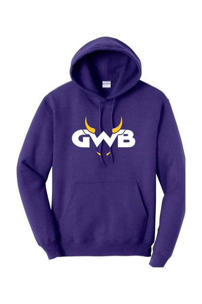 Great White Buffalo Adult Heavyweight Hoodie