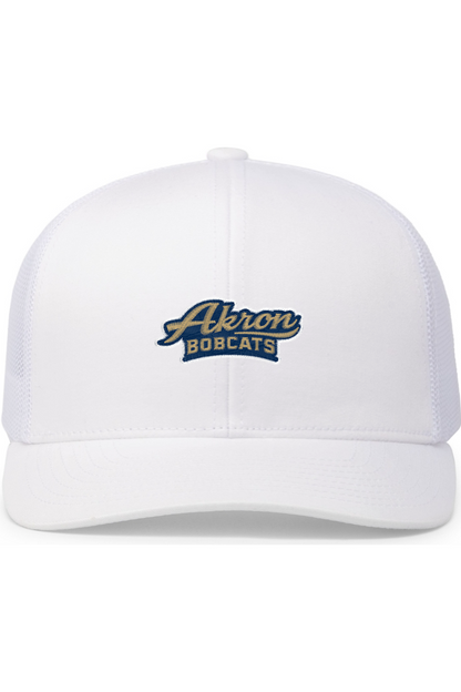 Arkron Bobcats Basketball Embroidered Trucker Hat
