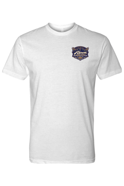 Arkron Bobcats Basketball Adult Men's T-Shirt