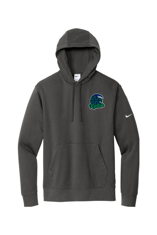 HHH Riptide Embroidered Nike Club Fleece Sleeve Swoosh Pullover Hoodie