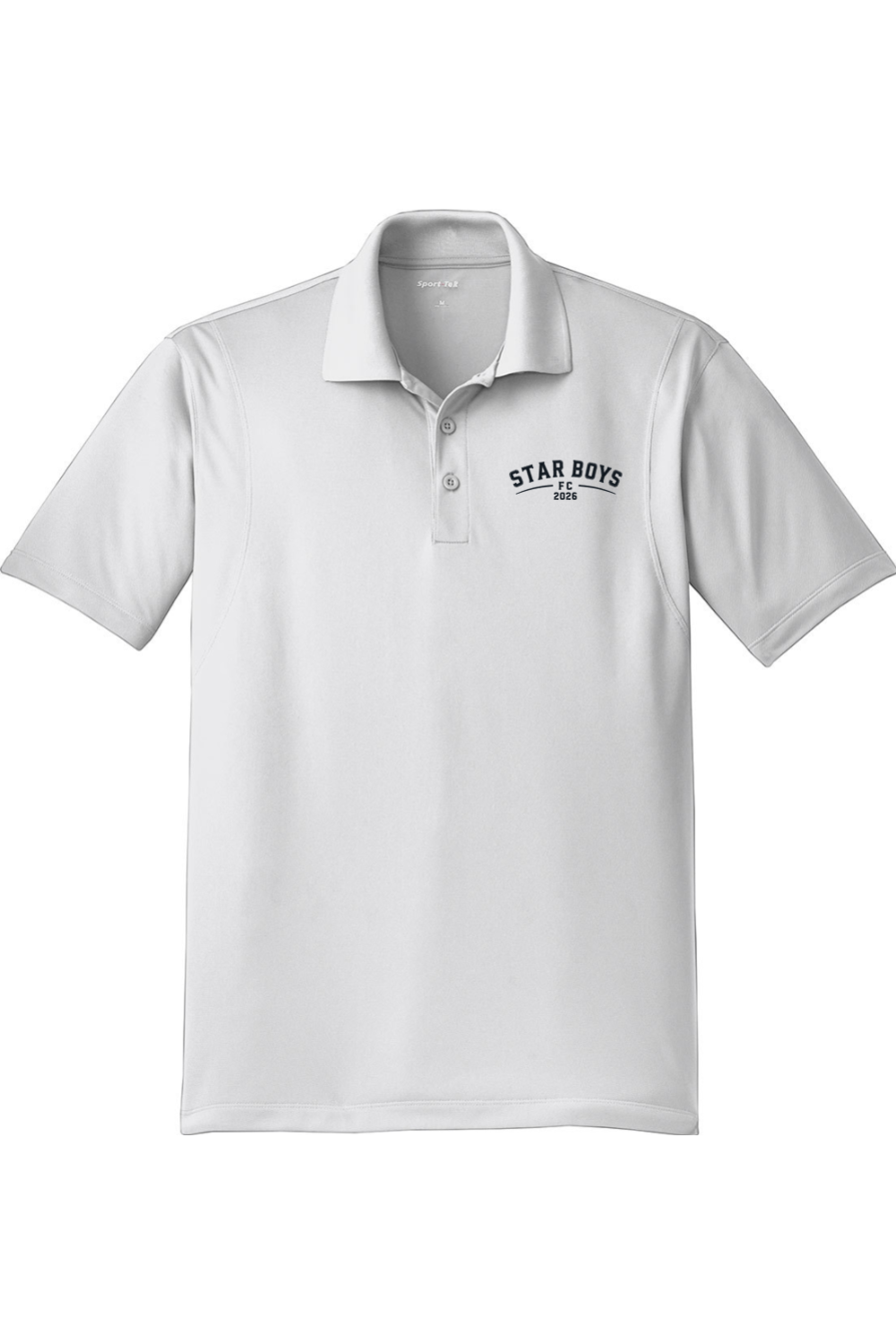 Star Boys Soccer Adult Embroidered Athletic Polo