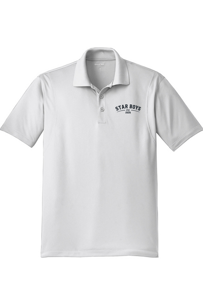 Star Boys Soccer Adult Embroidered Athletic Polo