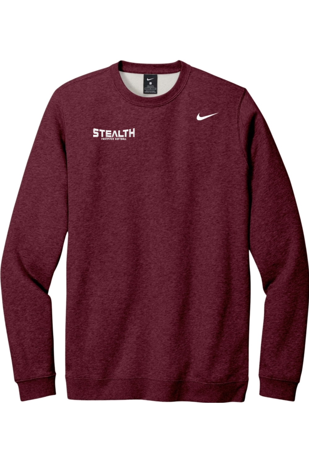 Stealth Fastpitch Embroidered Nike Club Fleece Crew