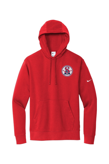Southern Aces Volleyball Embroidered Nike Club Fleece Sleeve Swoosh Pullover Hoodie