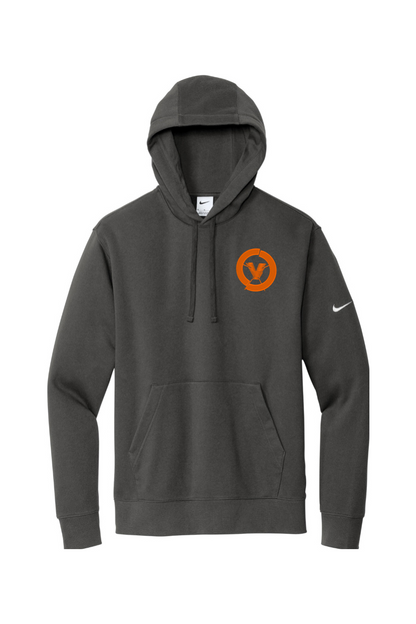 Velocity Lacrosse Embroidered Nike Club Fleece Sleeve Swoosh Pullover Hoodie