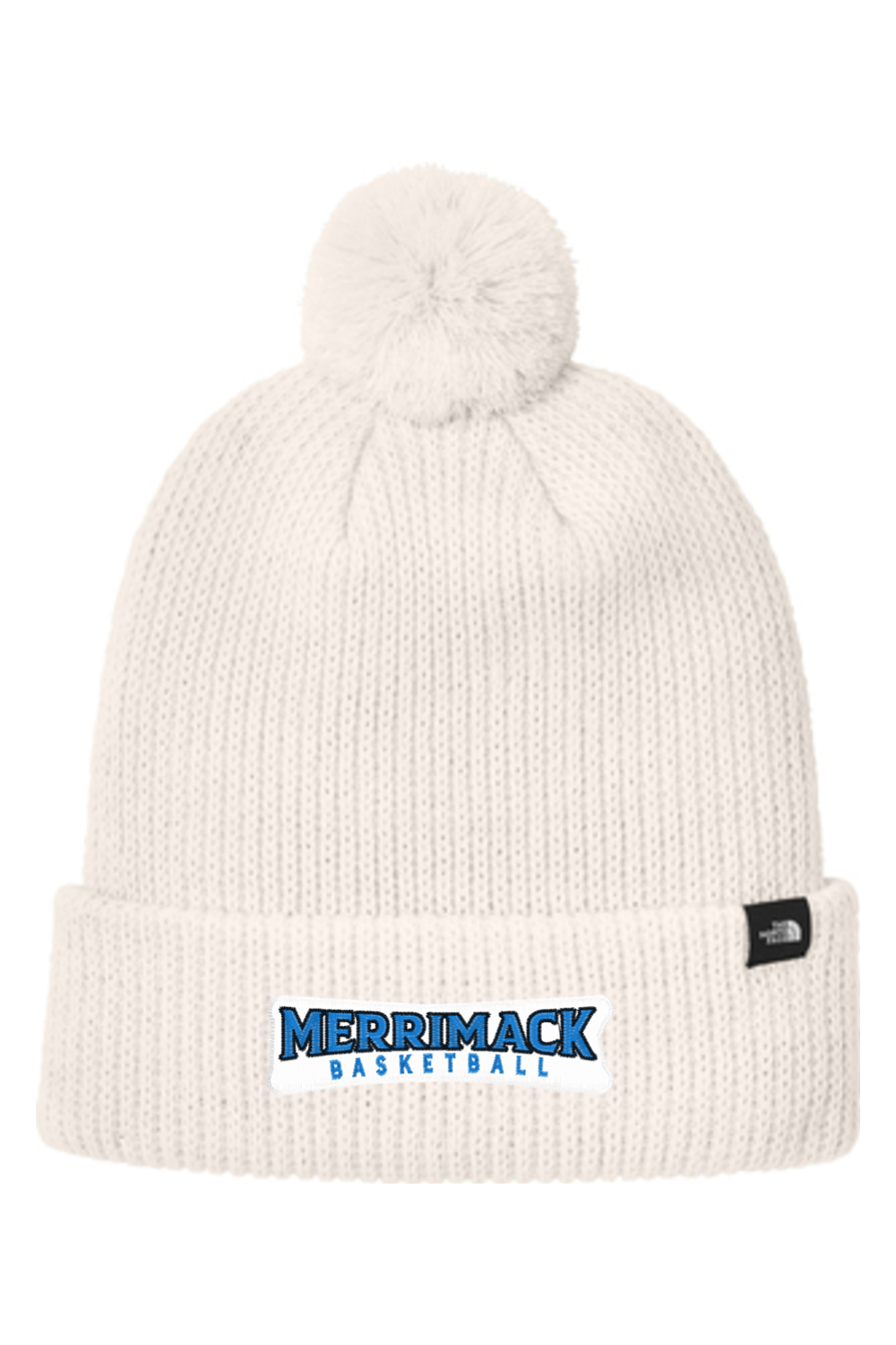 Merrimack Basketball Pom Beanie