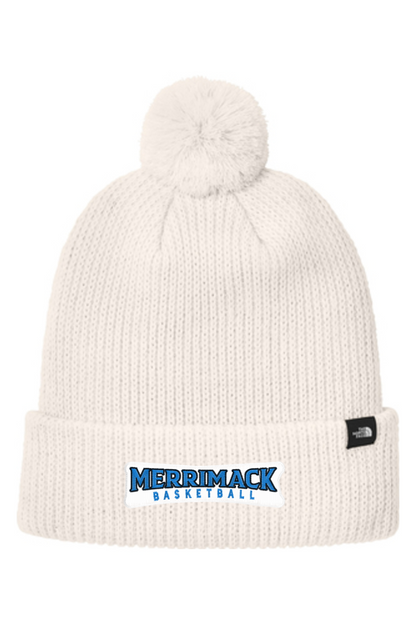 Merrimack Basketball Pom Beanie