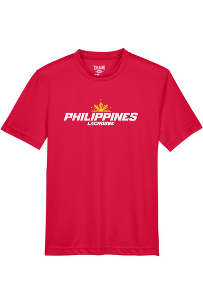 Philippines Lacrosse Youth Athletic T-Shirt