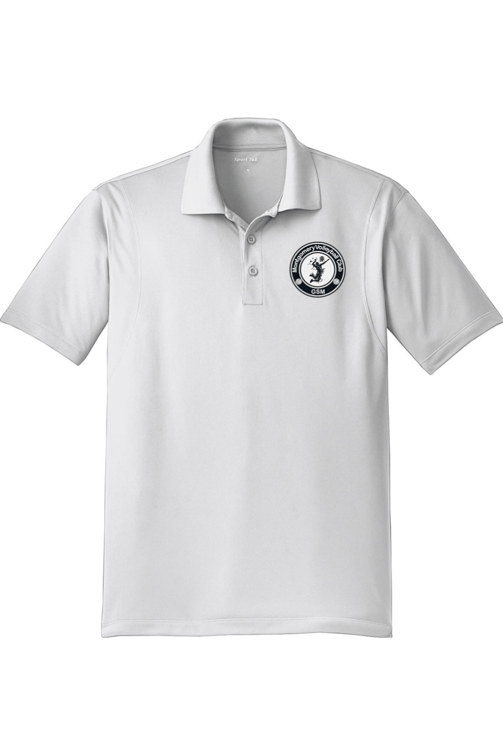 Montgomery Volleyball Adult Embroidered Athletic Polo Signature Lacrosse