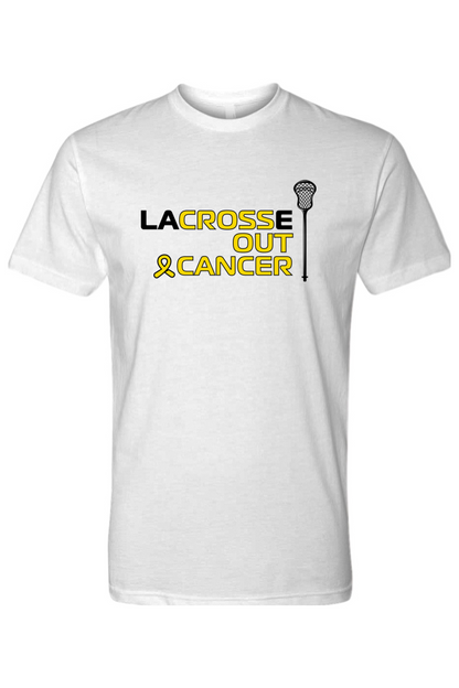 LaCROSSe Out Cancer Adult Men's T-Shirt