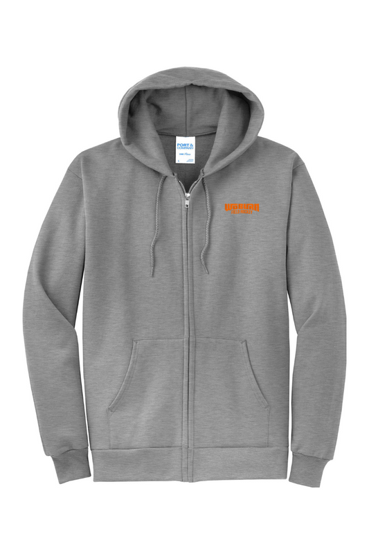 Woburn Youth Field Hockey Port & Company Core Fleece Full-Zip Hooded Sweatshirt