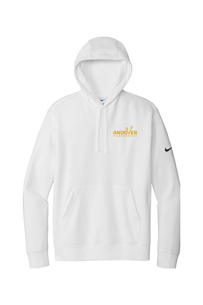 Andover Area Lacrosse Embroidered Nike Club Fleece Sleeve Swoosh Pullover Hoodie
