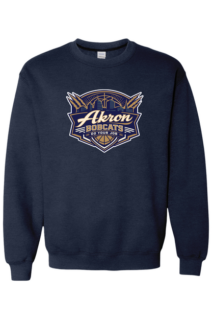 Arkron Bobcats Basketball Adult Heavyweight Sweatshirt