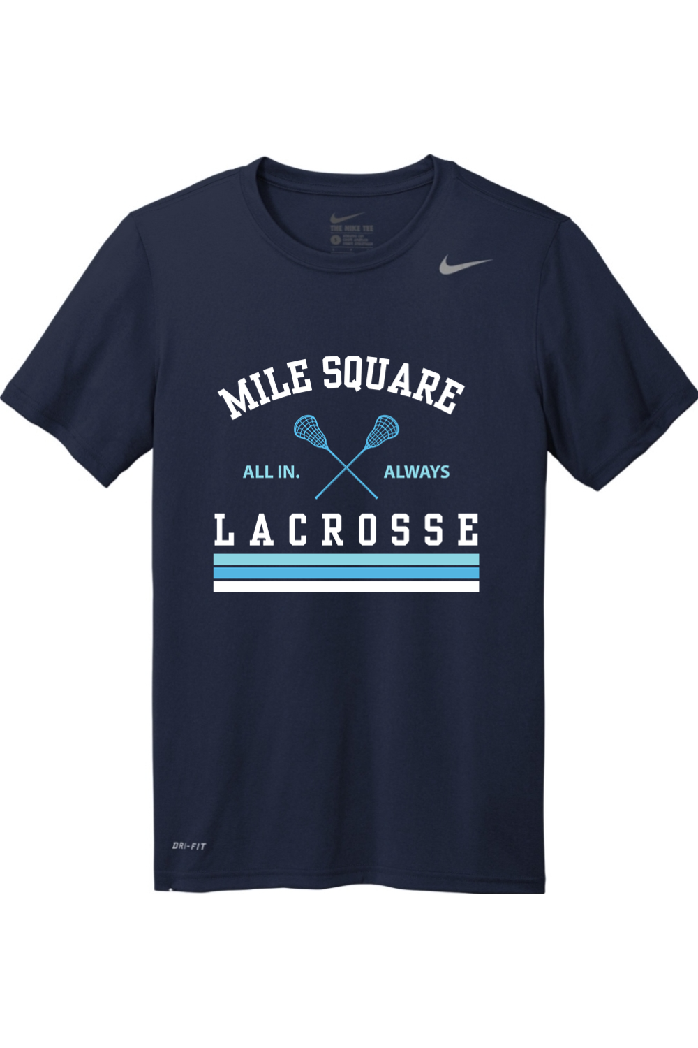 Mile Square Lacrosse Nike Team rLegend Tee