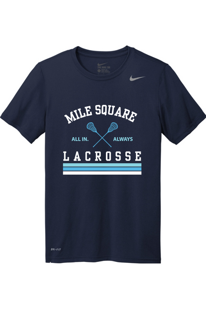 Mile Square Lacrosse Nike Team rLegend Tee