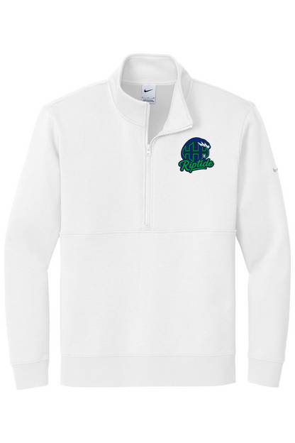 HHH Riptide Embroidered Nike Club Fleece Sleeve Swoosh 1/2-Zip