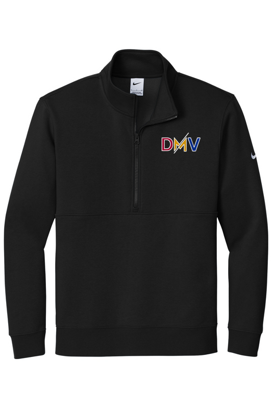 DMV Volleyball Embroidered Nike Club Fleece Sleeve Swoosh 1/2-Zip