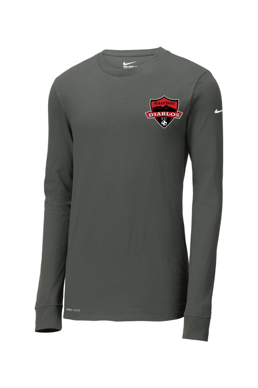 Diablos Futsal Nike Dri-FIT Cotton/Poly Long Sleeve Tee
