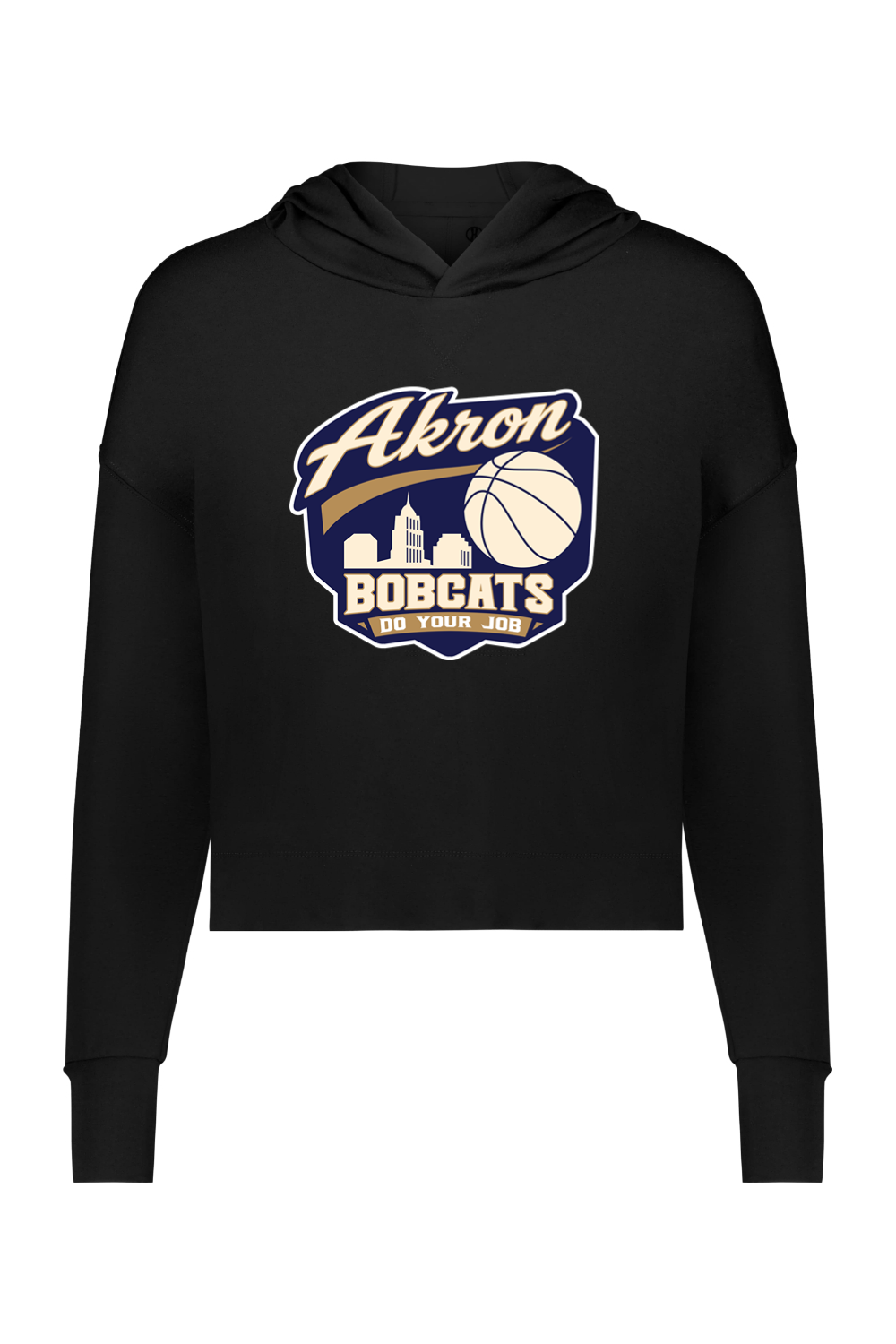 Arkron Bobcats Basketball Youth Girl's Effortless Hoodie