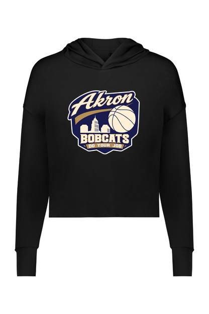 Arkron Bobcats Basketball Youth Girl's Effortless Hoodie