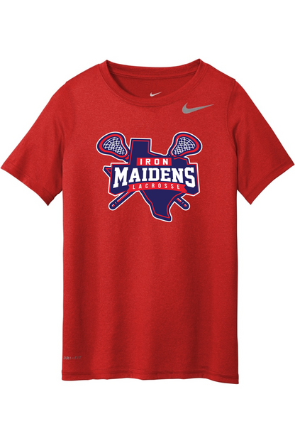 Iron Maidens Lacrosse Nike Youth Team Legend Tee
