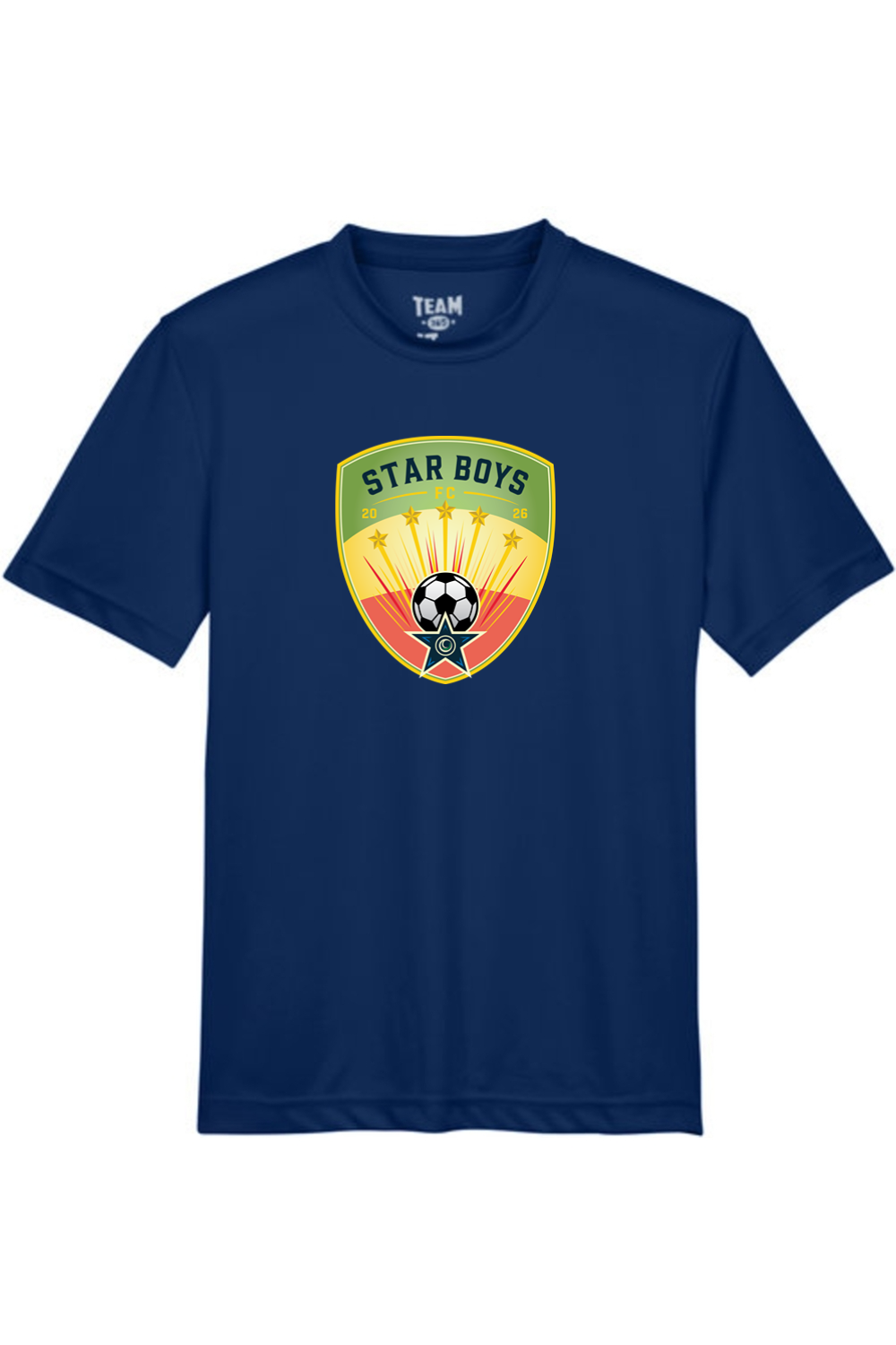 Star Boys Soccer Youth Athletic T-Shirt