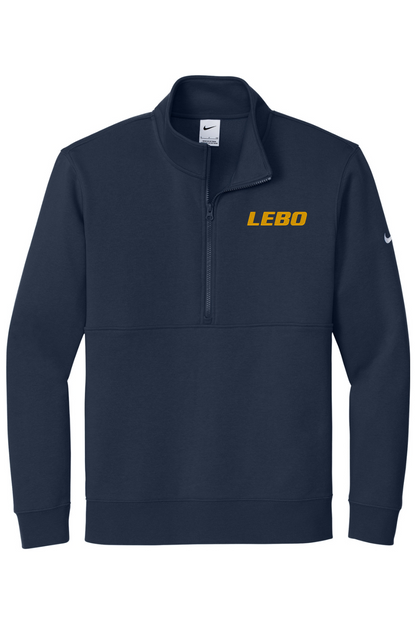 Mt. Lebanon SA Embroidered Nike Club Fleece Sleeve Swoosh 1/2-Zip