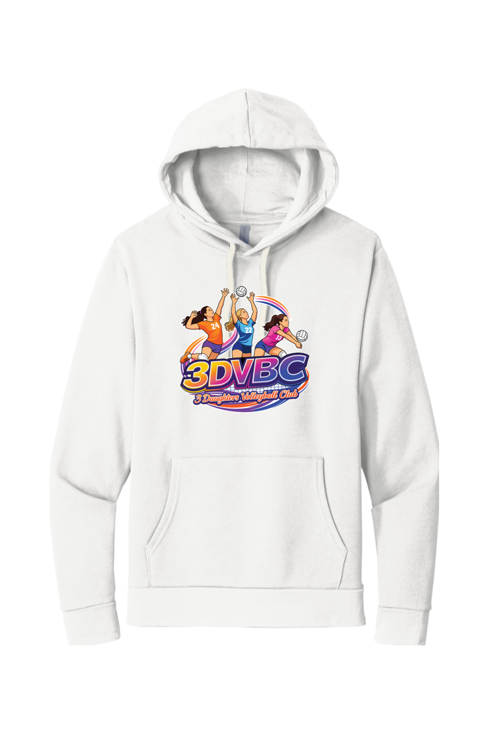3DVBC Volleyball Adult Premium Lightweight Hoodie